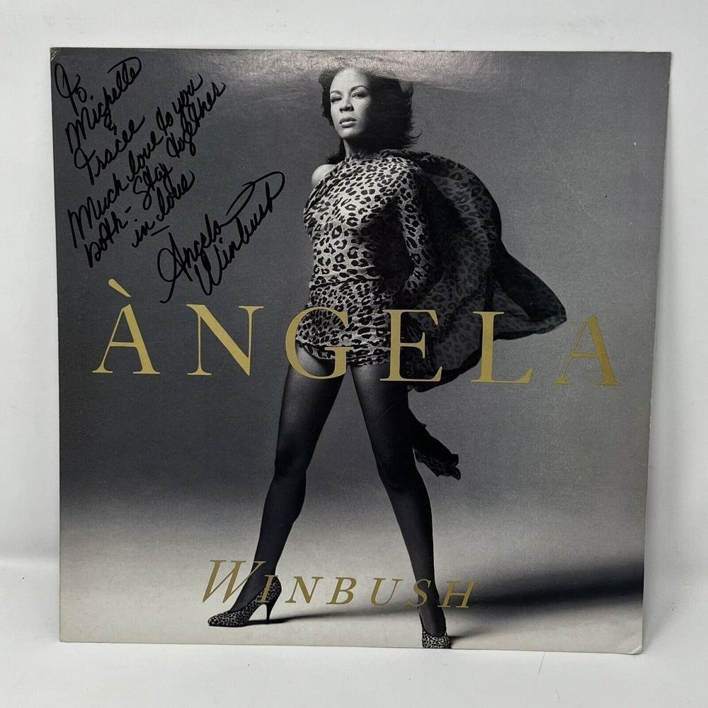Angela Winbush Signed PHOTO Self Titled Album Cover 90s RARE 12" x 12"